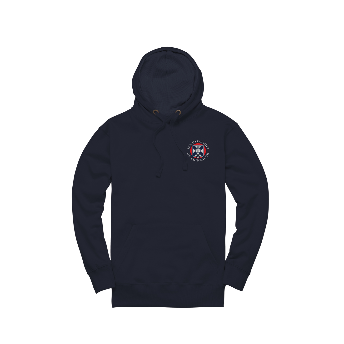 Essential Embroidered Hoodie in Navy