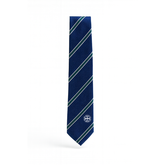 Classic Silk Tie in Navy/Green/White