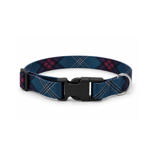 Woven Tartan Dog Collar