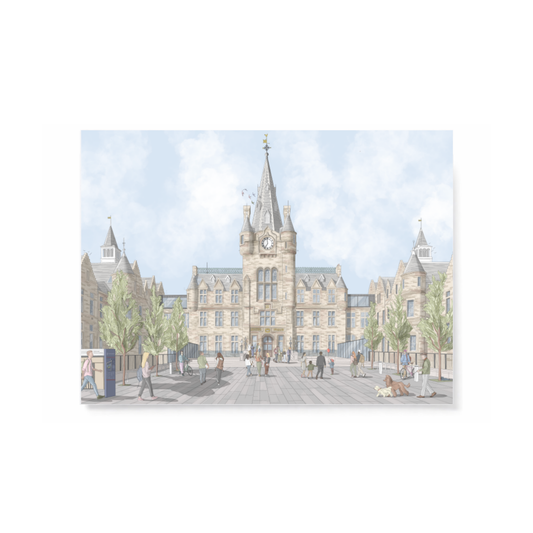 Edinburgh Futures Institute Illustrated Postcard
