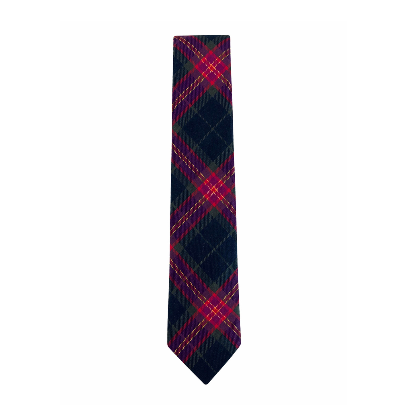 Neck tie featuring the Edinburgh Medical School official tartan.