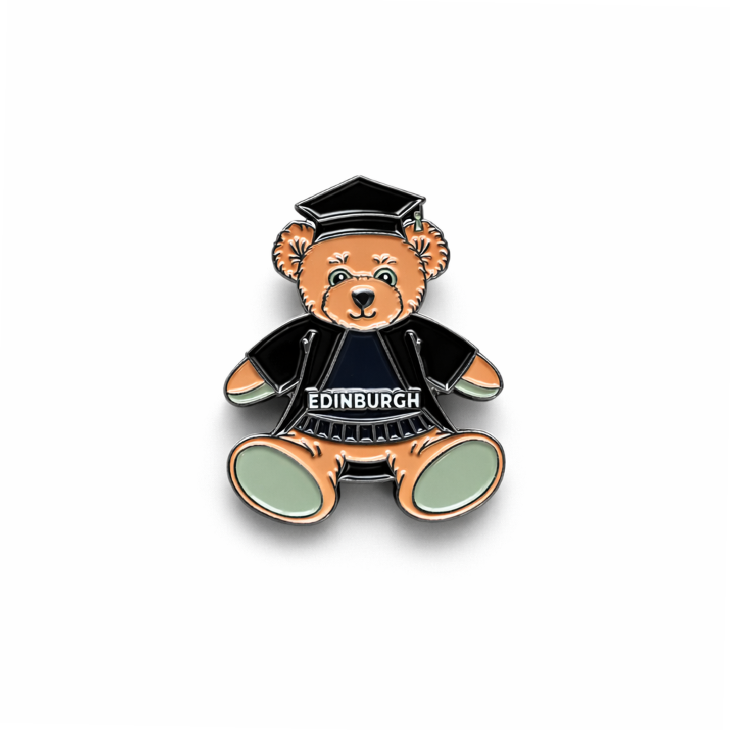 Edinbear with Graduation Outfit Pin Badge