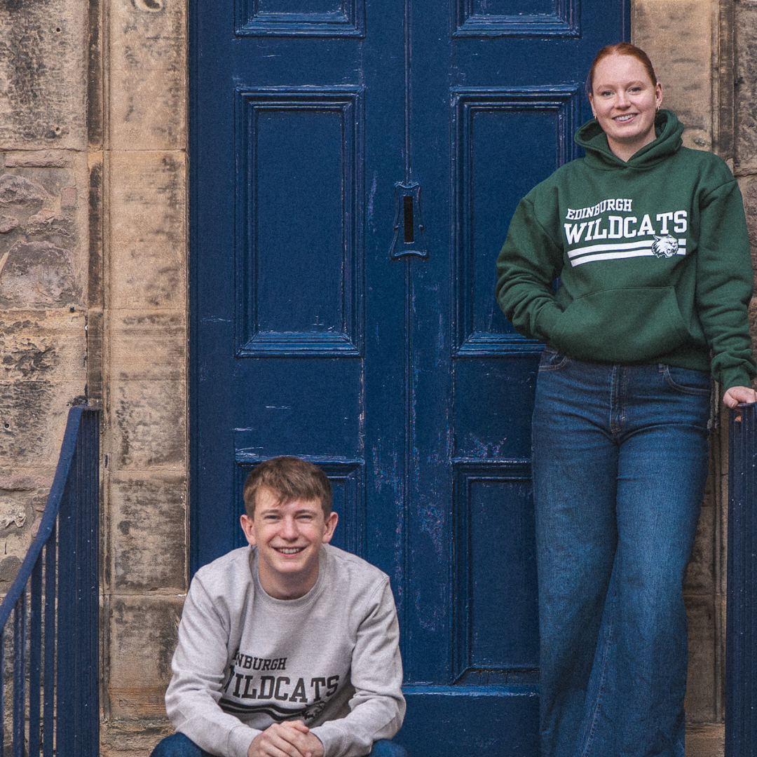Edinburgh Wildcats Varsity Stripe Oversized Hoodie