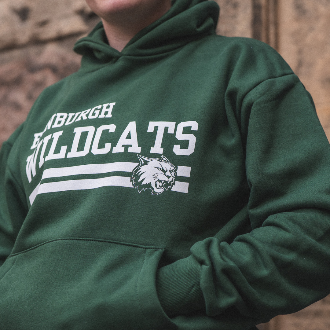 Edinburgh Wildcats Varsity Stripe Oversized Hoodie