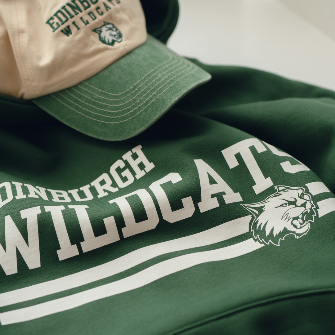 Edinburgh Wildcats Varsity Stripe Oversized Hoodie