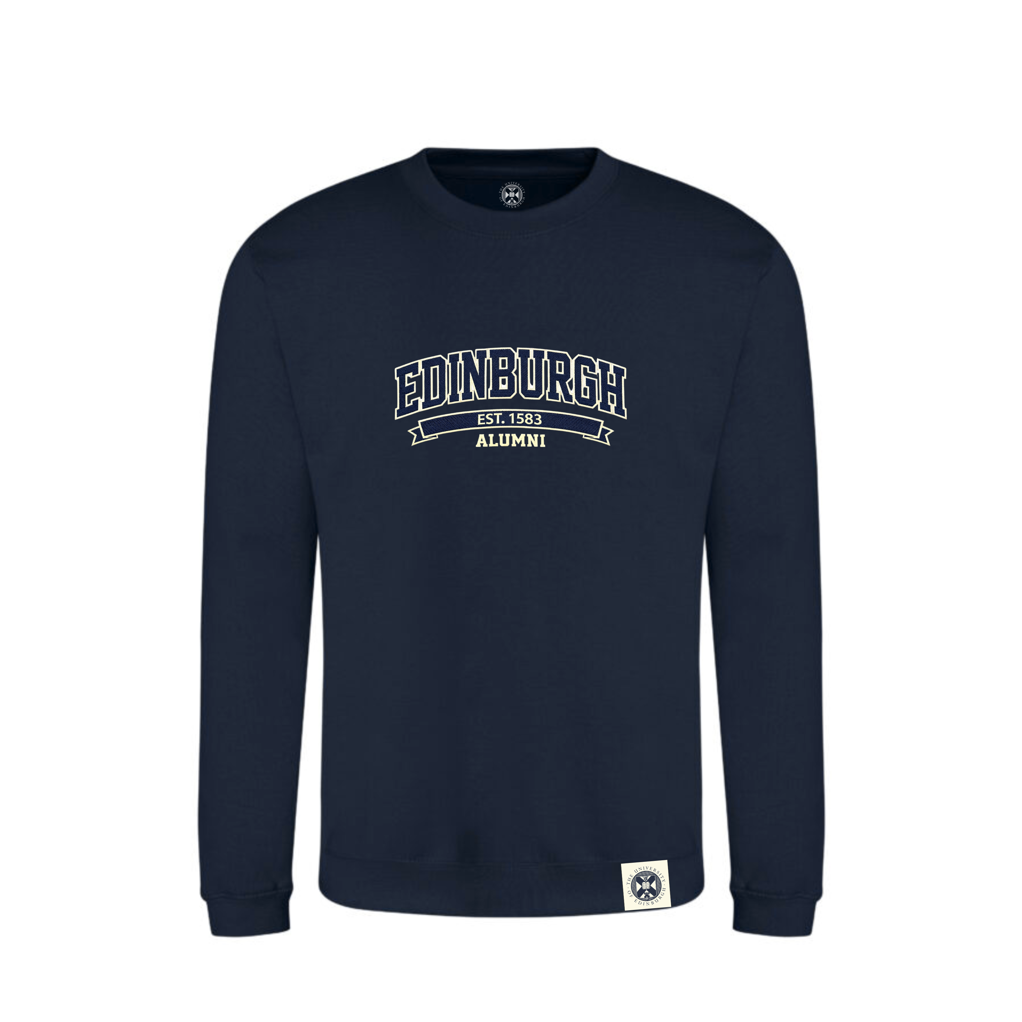 Alumni Sweatshirt in Navy - The University of Edinburgh – The ...