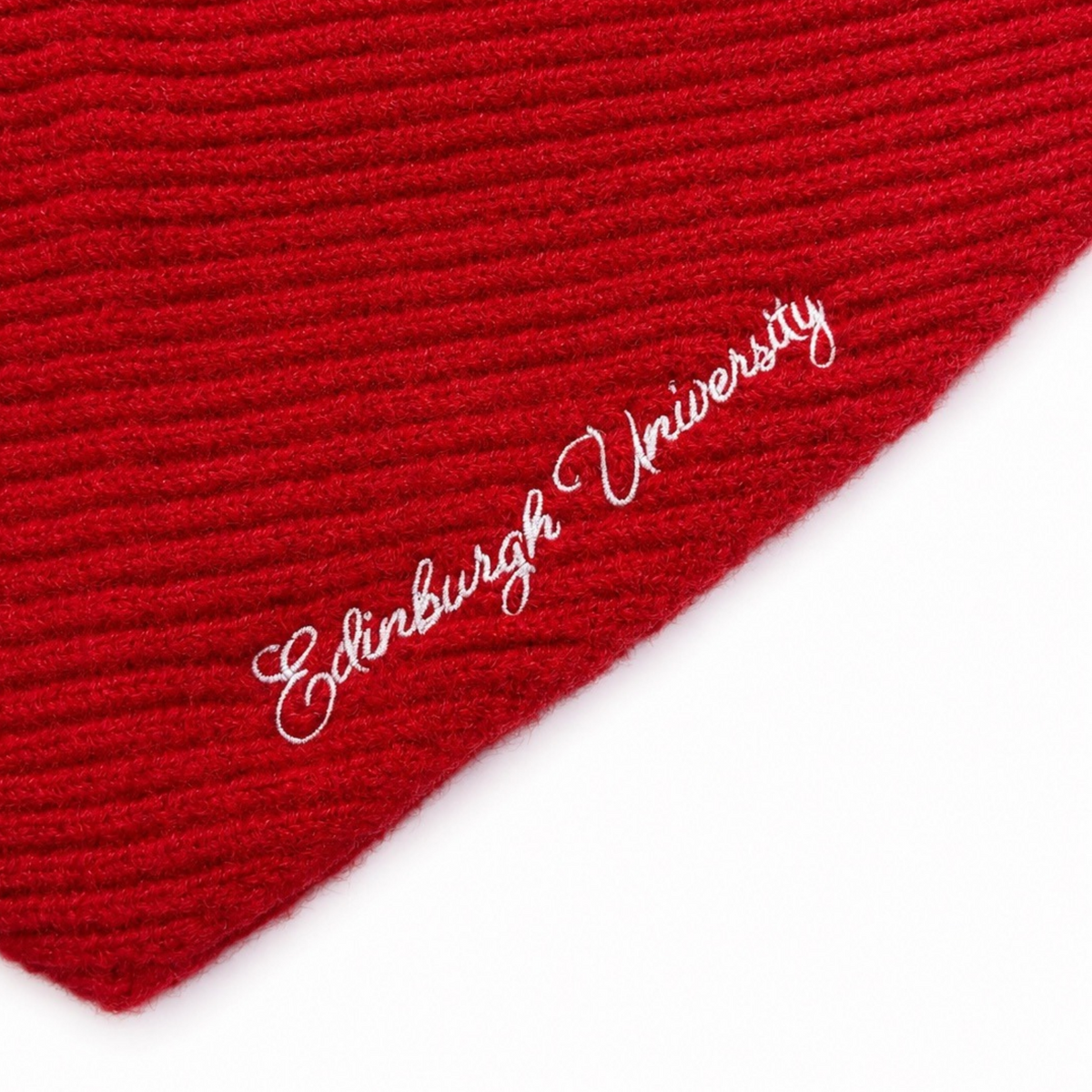 Embroidered University Triangle Scarf