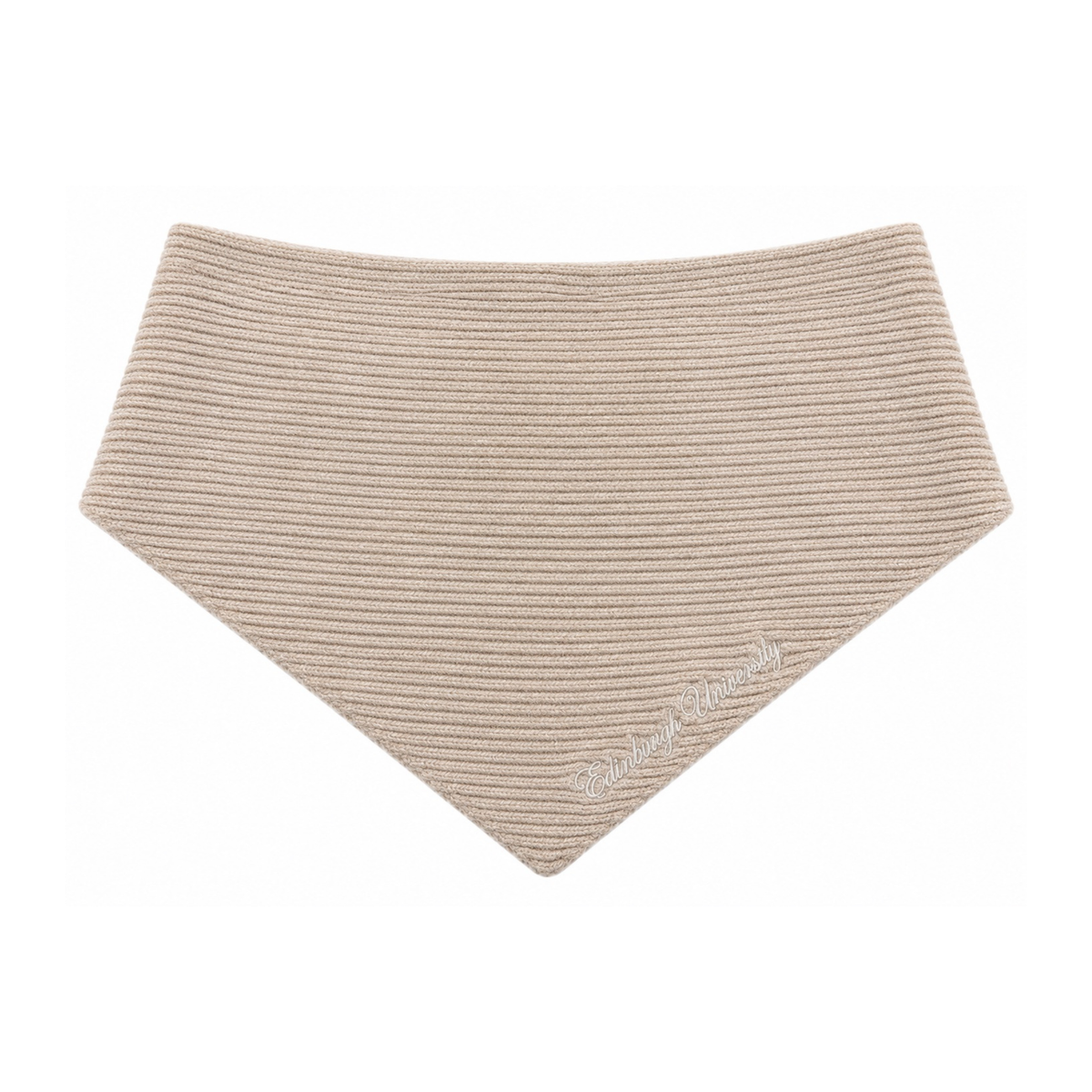 Embroidered University Triangle Scarf