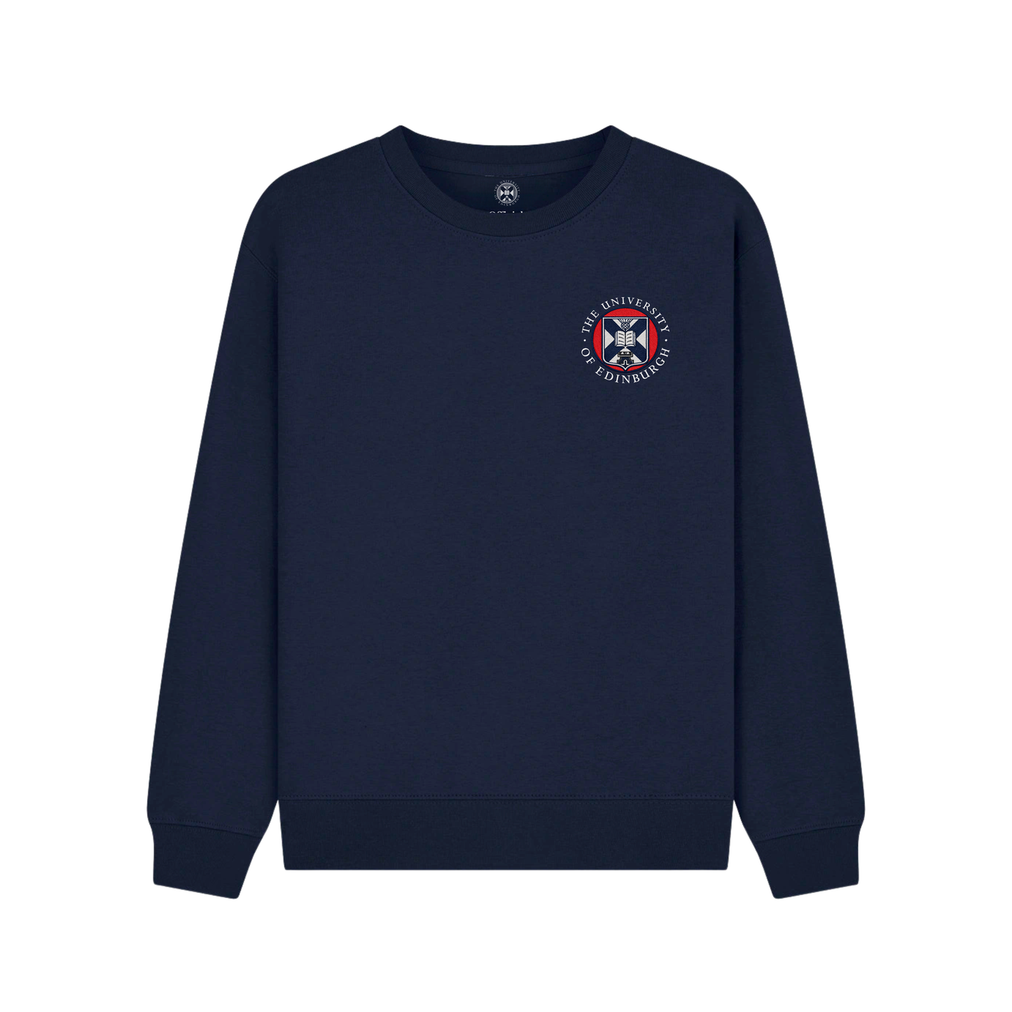 Essential Embroidered Crest Sweatshirt