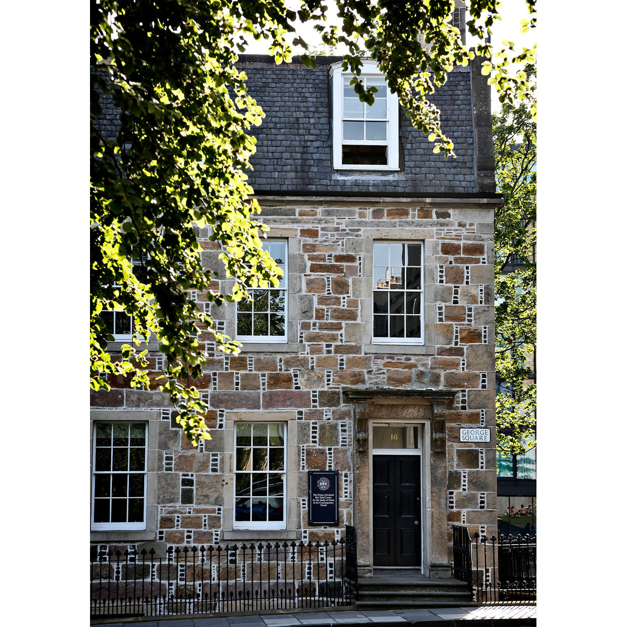 Photograph of a georgian house on george square