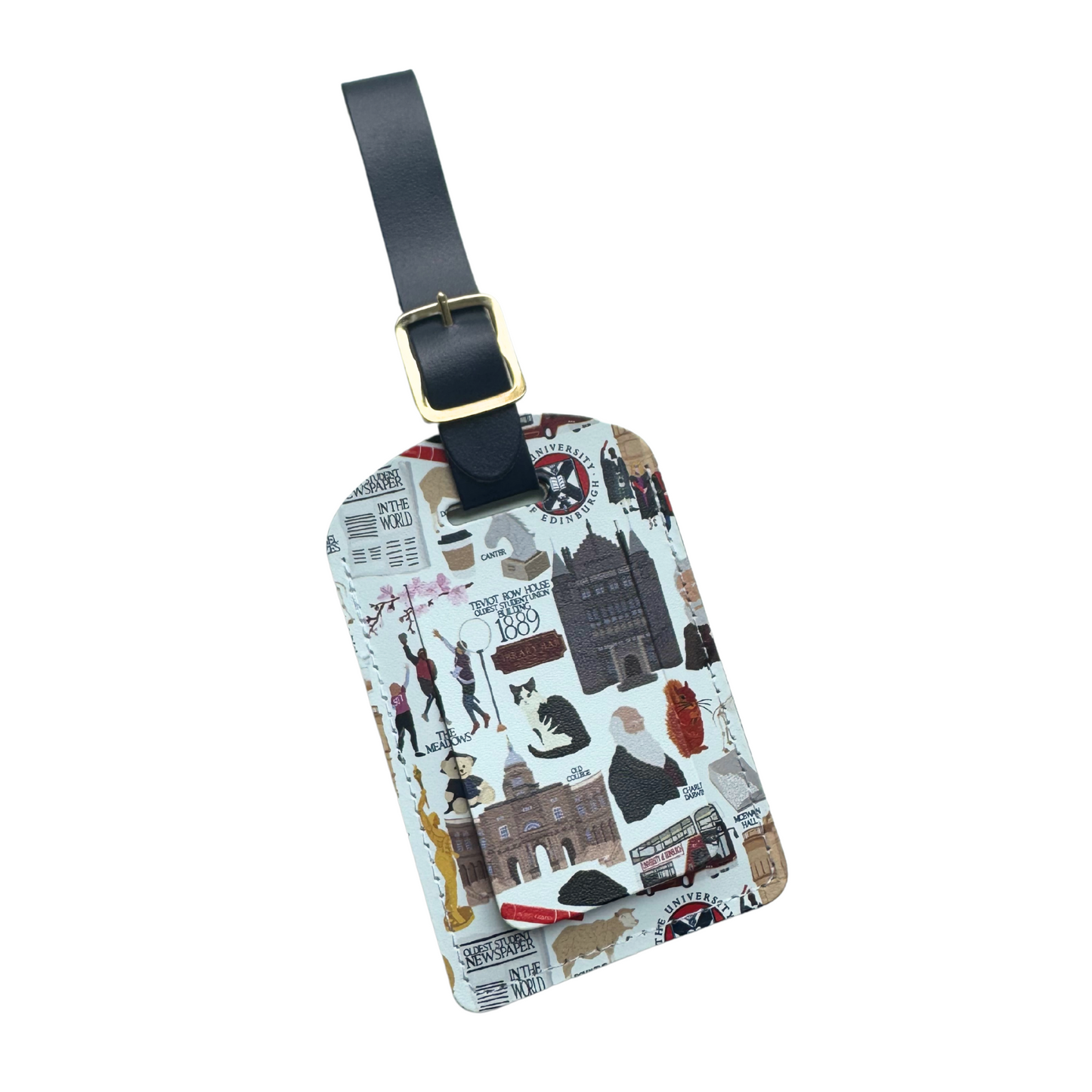 Heritage Leather Luggage Tag