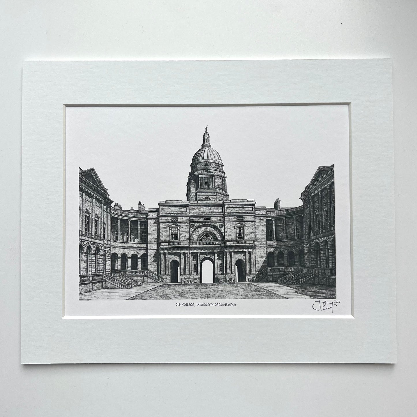 Architectural Print and Mount by Jennifer Court