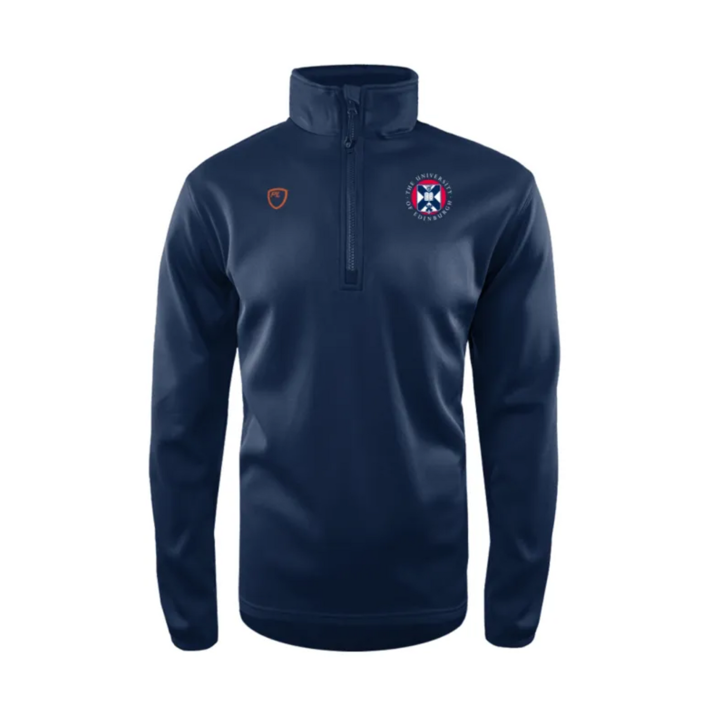 PlayerLayer logo on the left and the University crest embroidered on the right. 