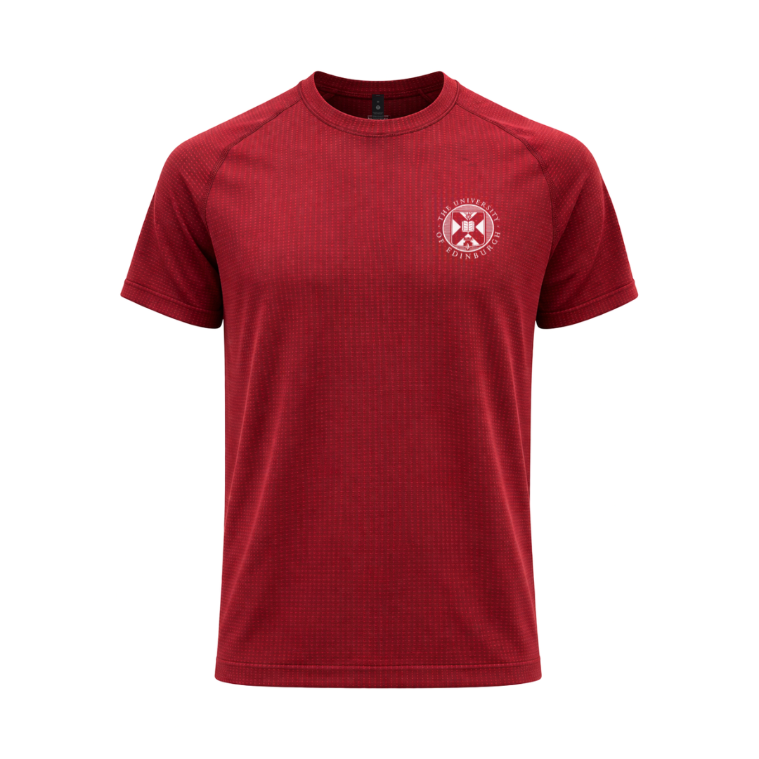Metal Vent Tech Short-Sleeve Shirt (Oxford Red/Burgundy Bay)