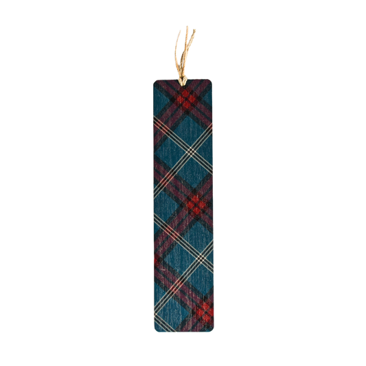 Wooden Tartan Bookmark