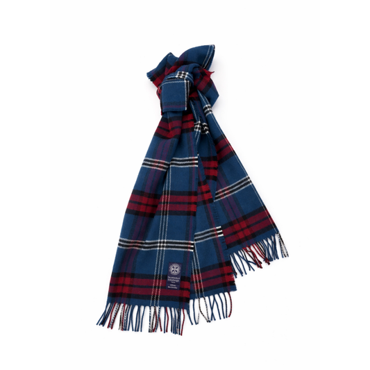 Oversized Tartan Lambswool Scarf