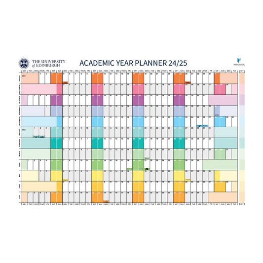 Academic Wall Planner 2024/25