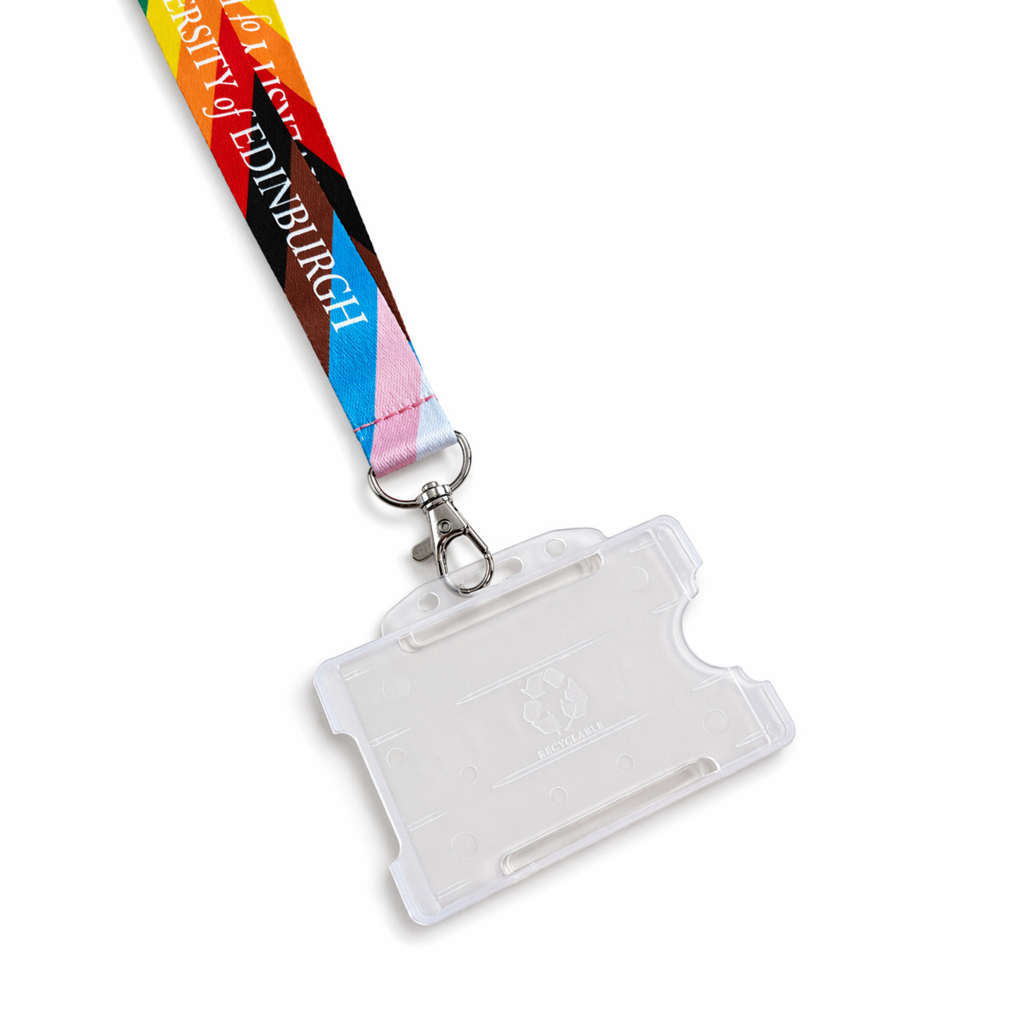 Recycled Progress Rainbow Lanyard