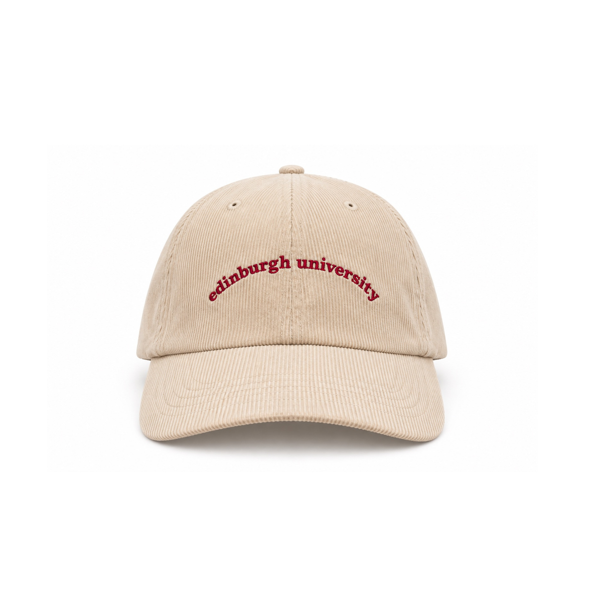 Retro Edinburgh Corduroy Baseball Cap