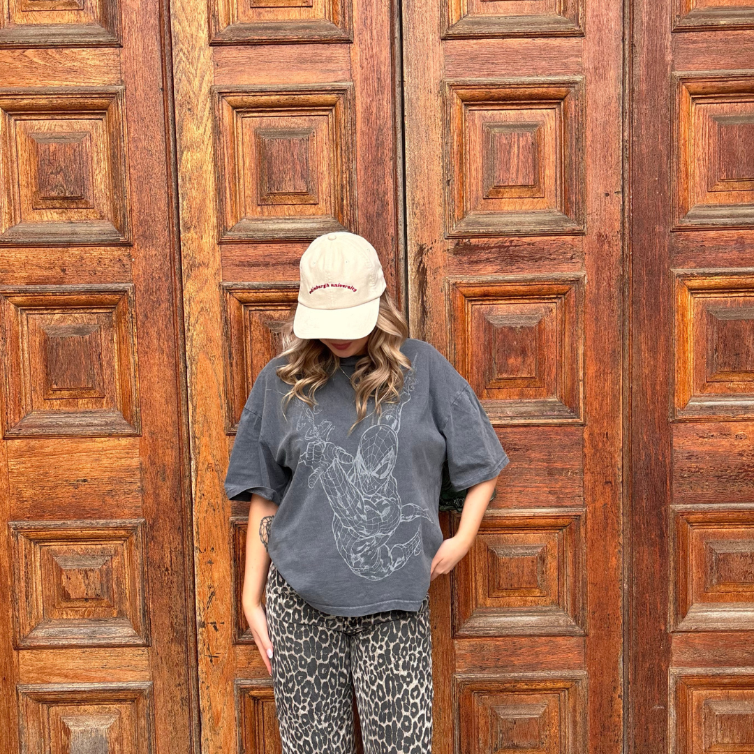 Retro Edinburgh Corduroy Baseball Cap