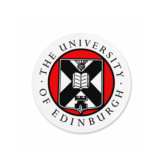 Round Crest Laptop Sticker