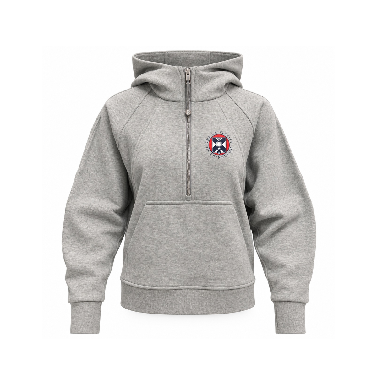 Scuba Evolve Oversized Half-Zip Hoodie (Medium Grey)