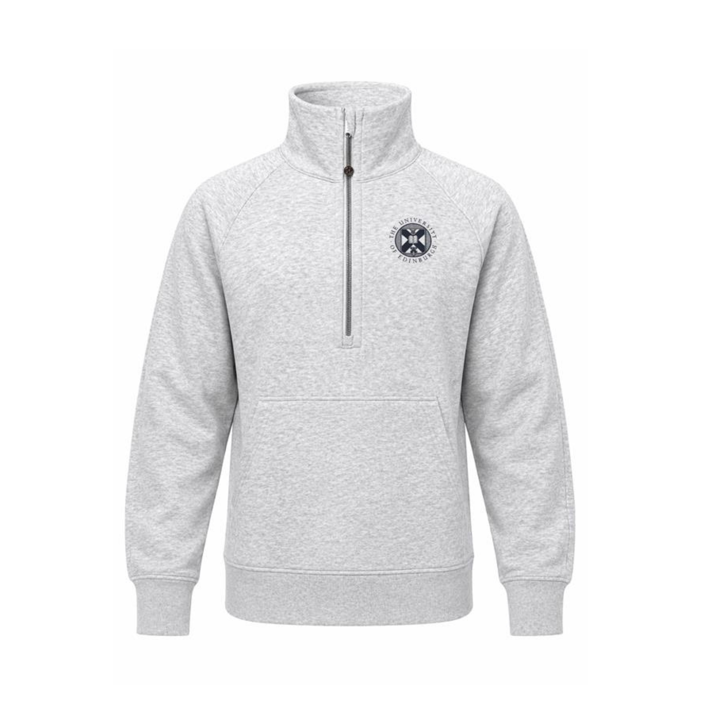 Scuba Oversized Funnel Neck Half Zip (Ultralight Grey)