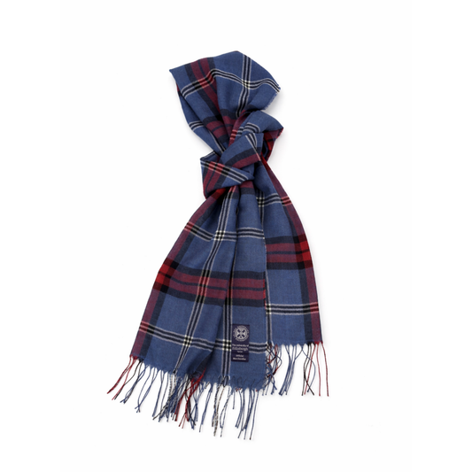 Lightweight Silk/Wool Tartan Scarf