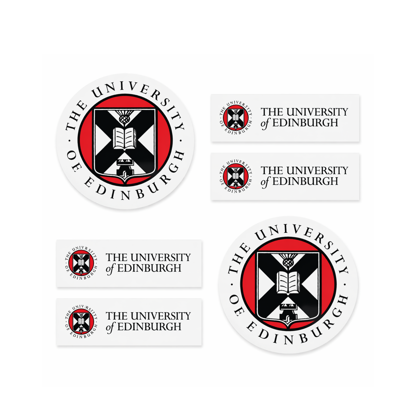 Round Crest Laptop Sticker