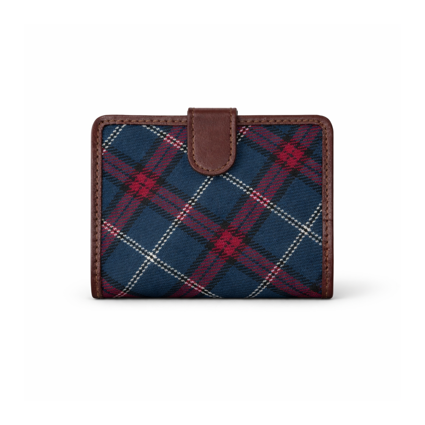 Tartan and Leather Wallet