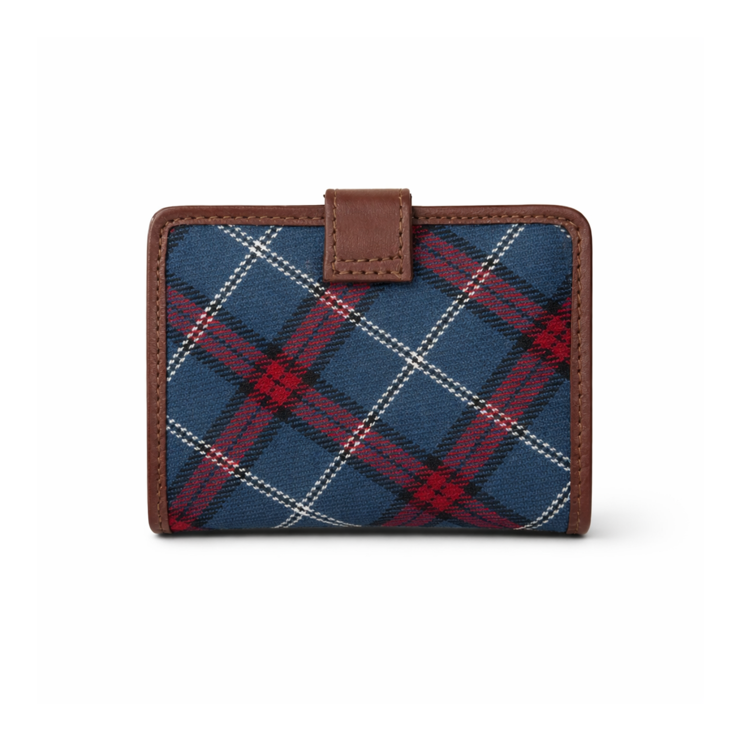 Tartan and Leather Wallet