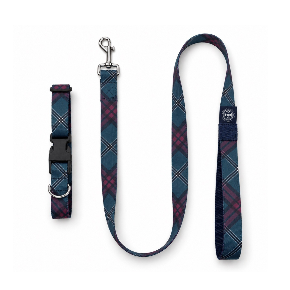 Woven Tartan Dog Lead