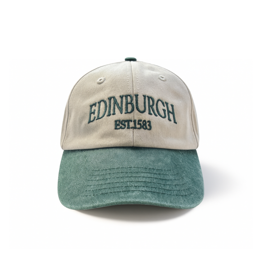 Vintage Edinburgh Contrast Baseball Cap