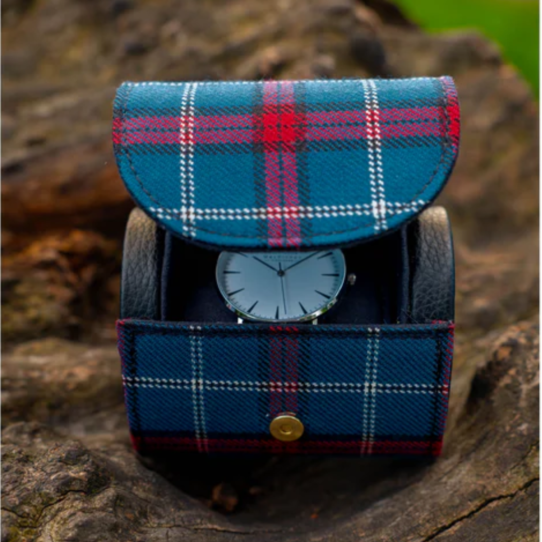 University Tartan Watch Case
