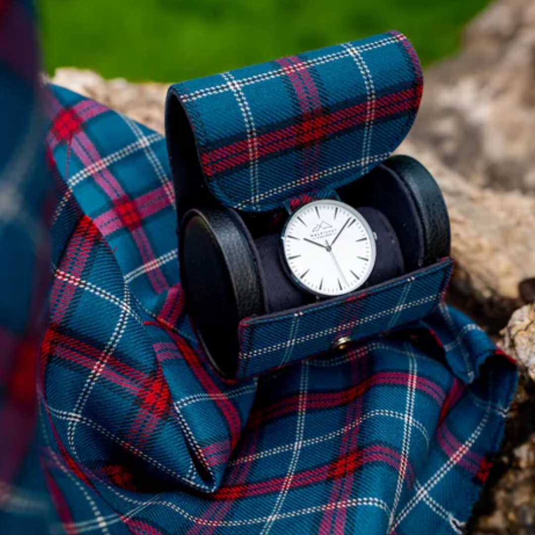 University Tartan Watch Case