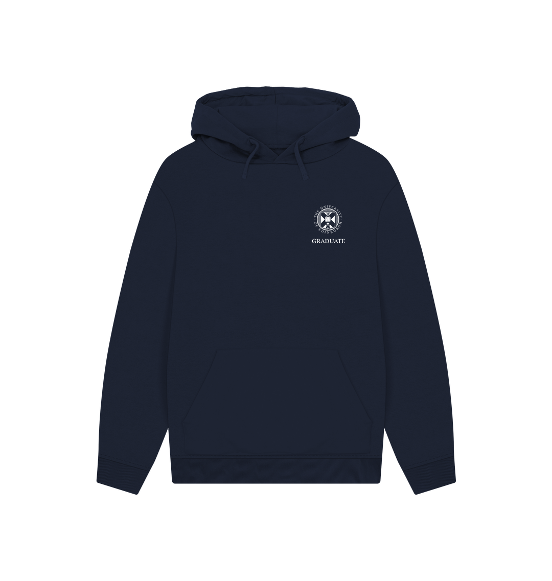 Navy Printed Hoody