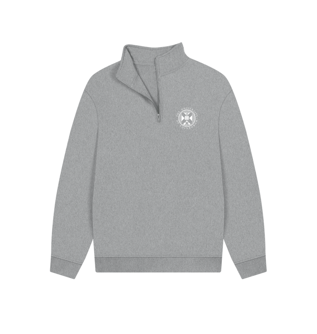 Athletic Grey School of Biological Sciences Quarter Zip Sweatshirt