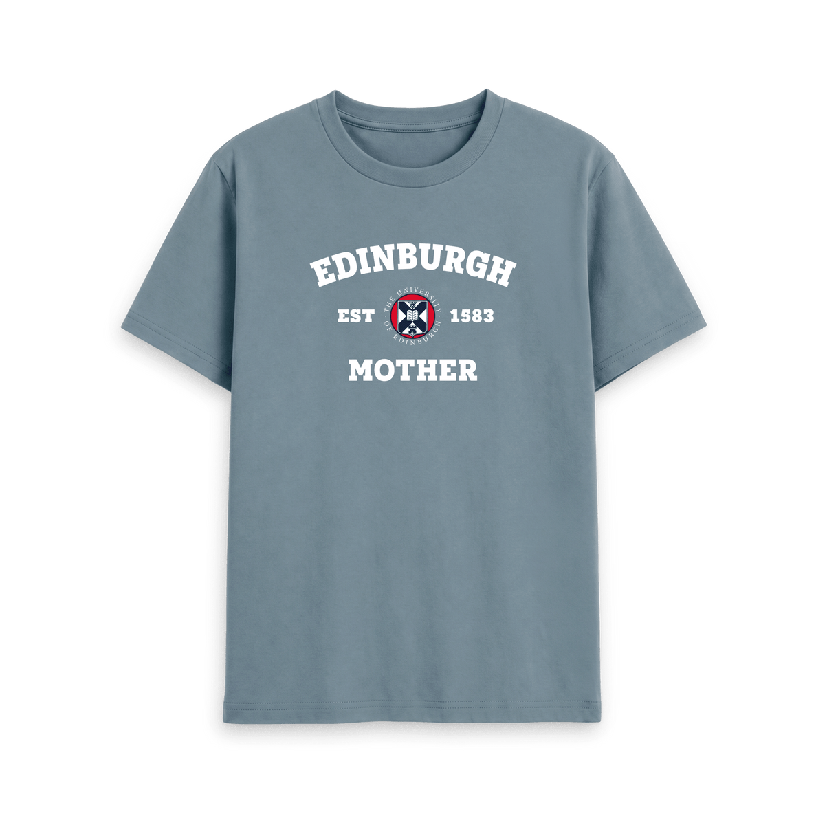 Stone Blue Printed T-shirt Front