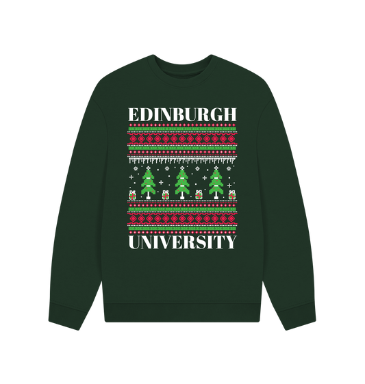 Evergreen Printed Sweater Front