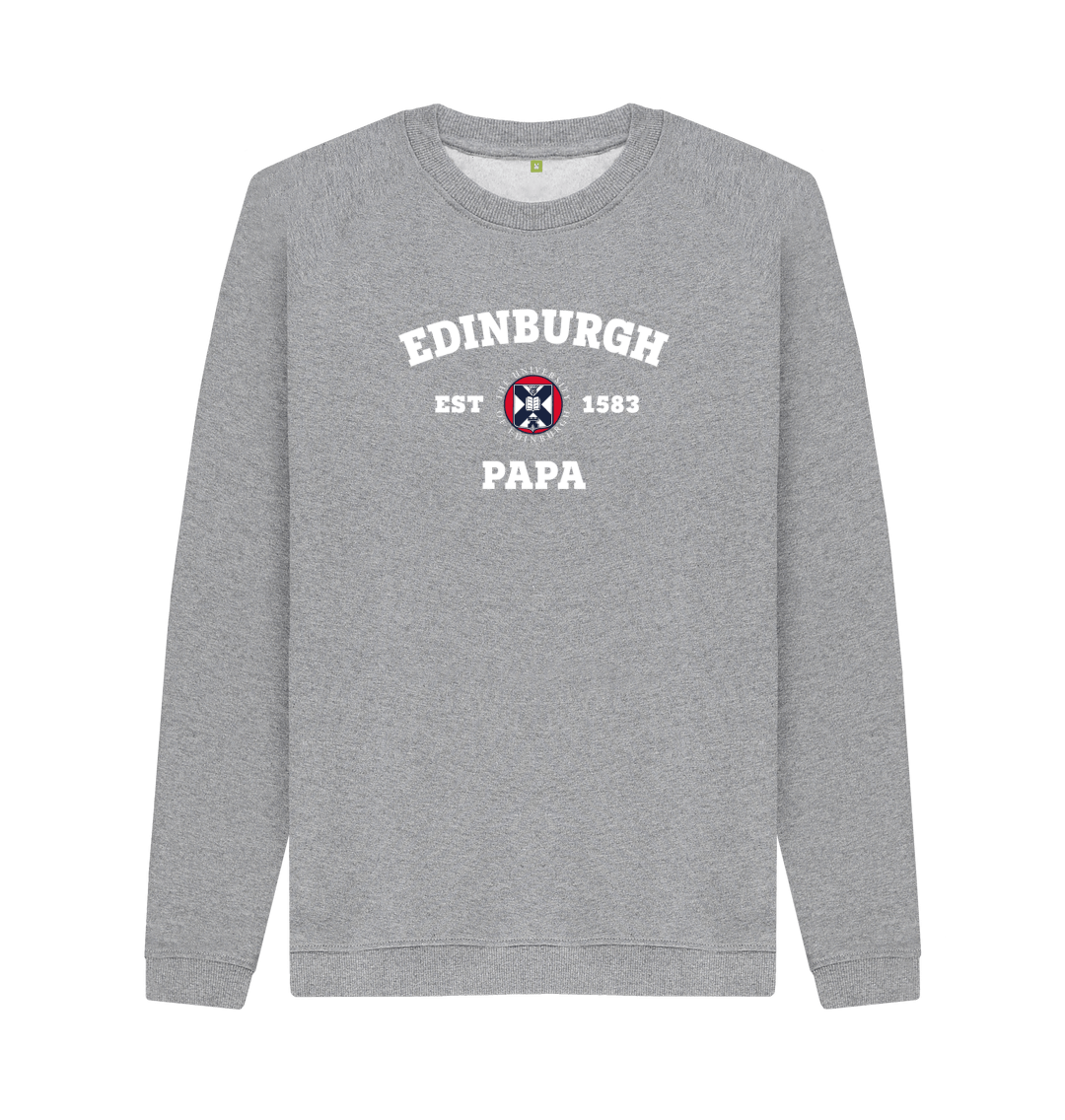 Light Heather Printed Sweater Front