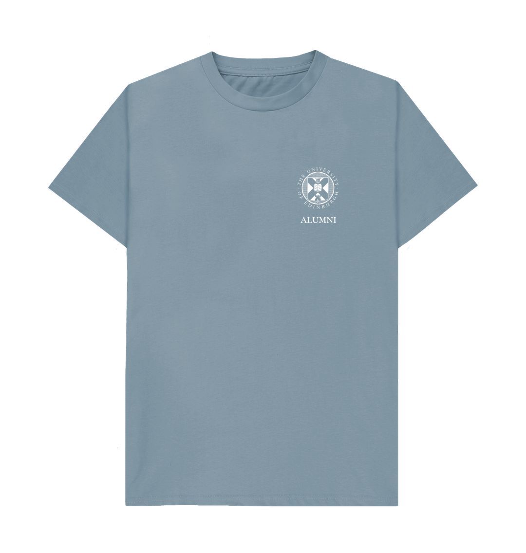 Stone Blue Alumni Small Crest T-Shirt