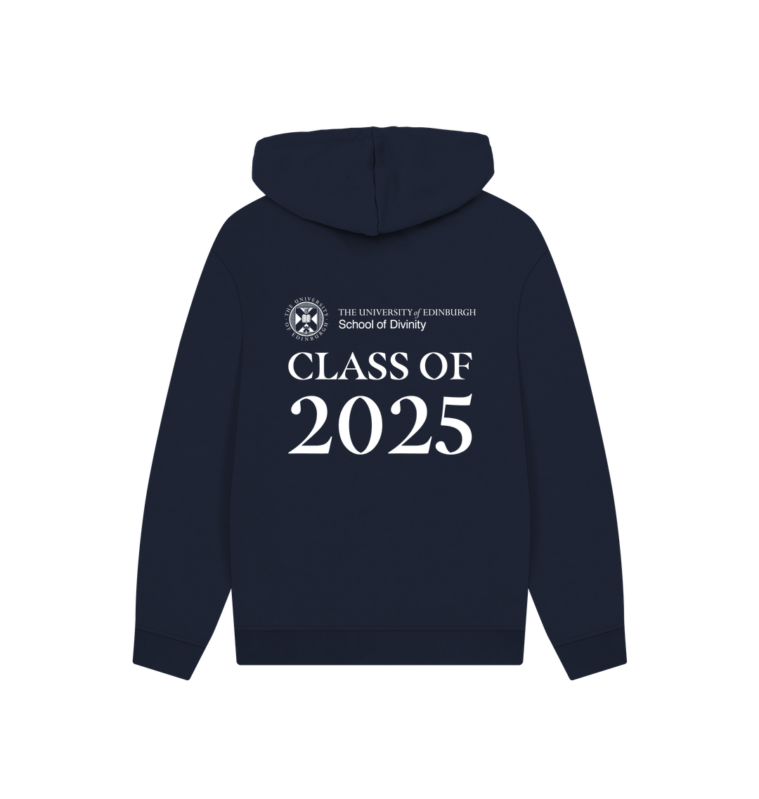 Navy Printed Hoody