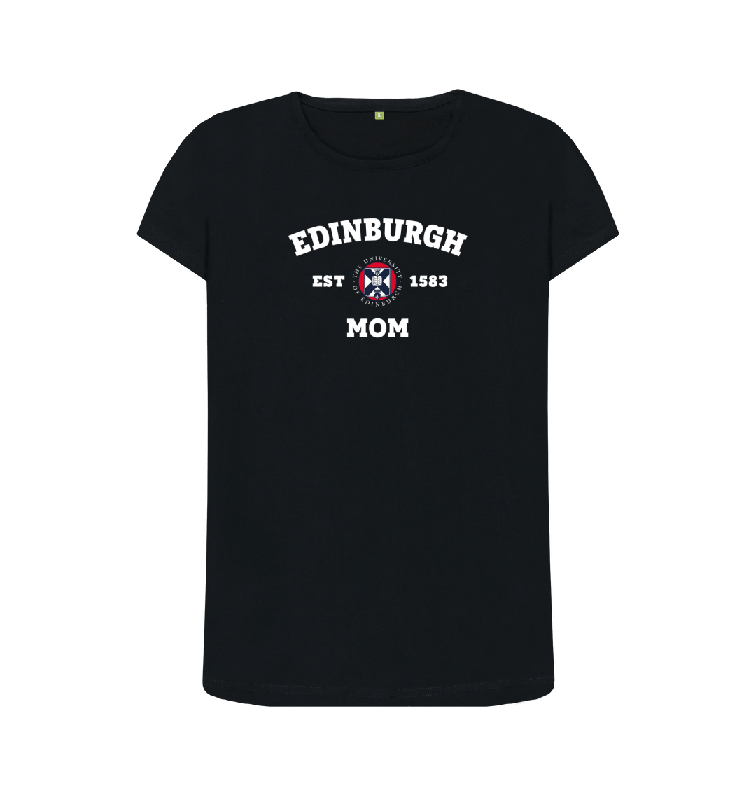 Black Printed T-shirt Front