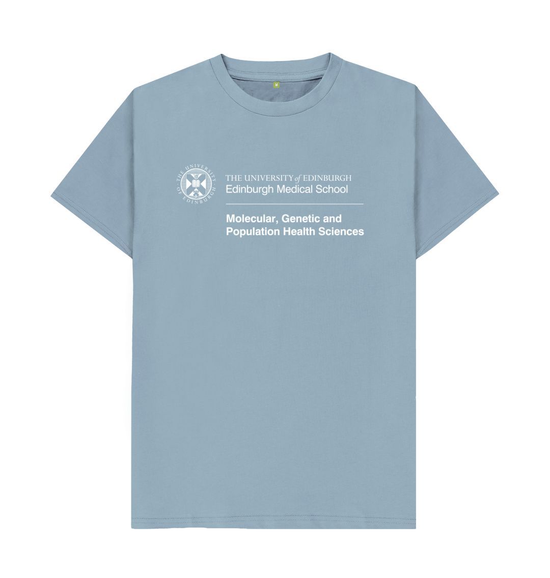 Stone Blue Edinburgh Medical School - Molecular, Genetic and Population Health Sciences T-Shirt