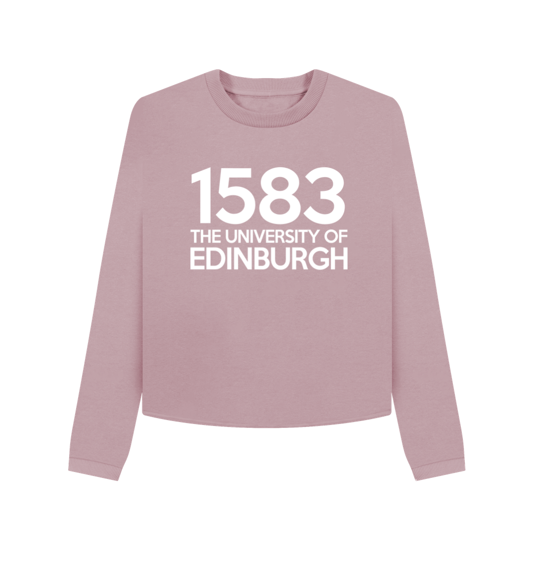 Mauve Printed Boxy Jumpers Front