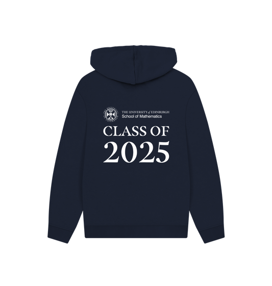 Navy Printed Hoody