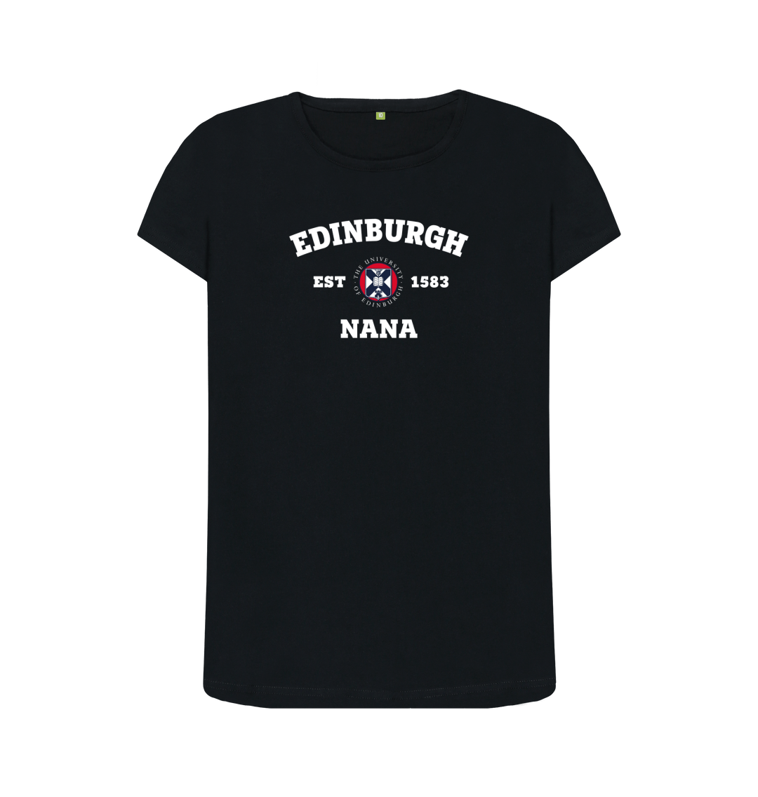 Black Printed T-shirt Front