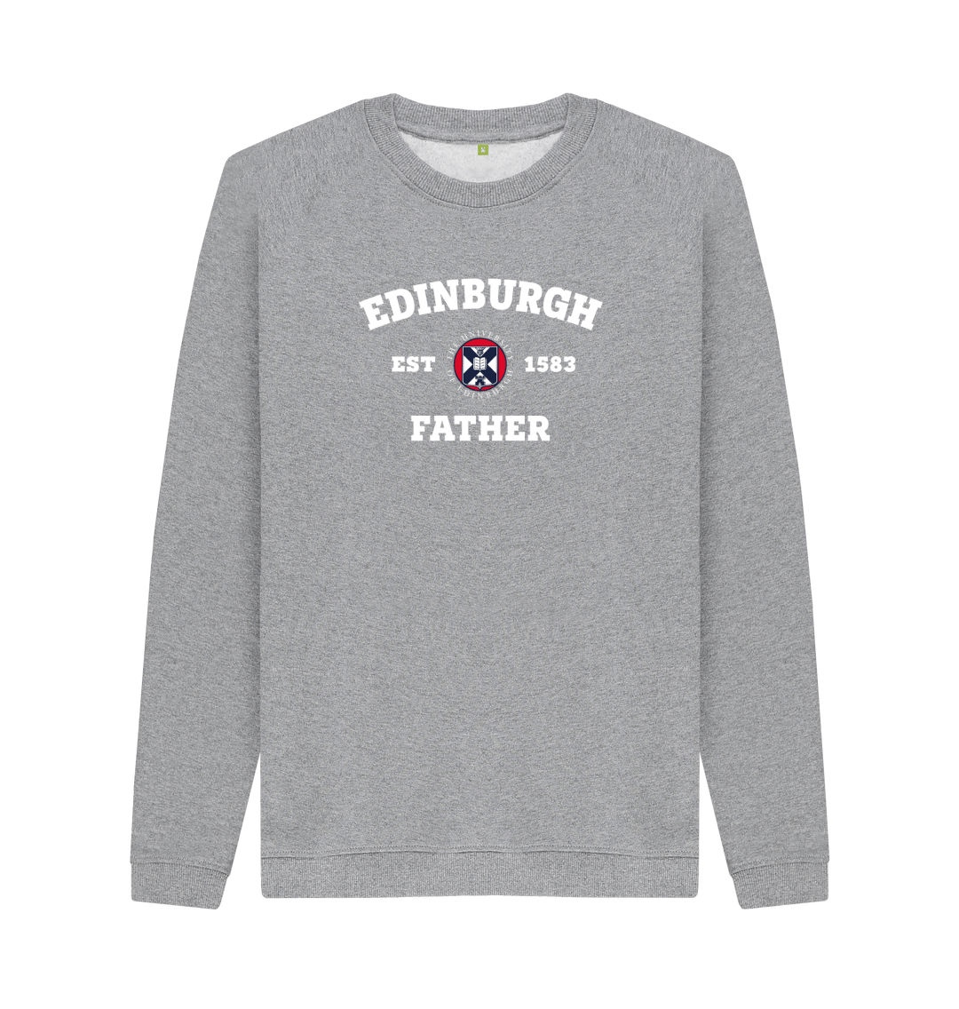 Light Heather Printed Sweater Front
