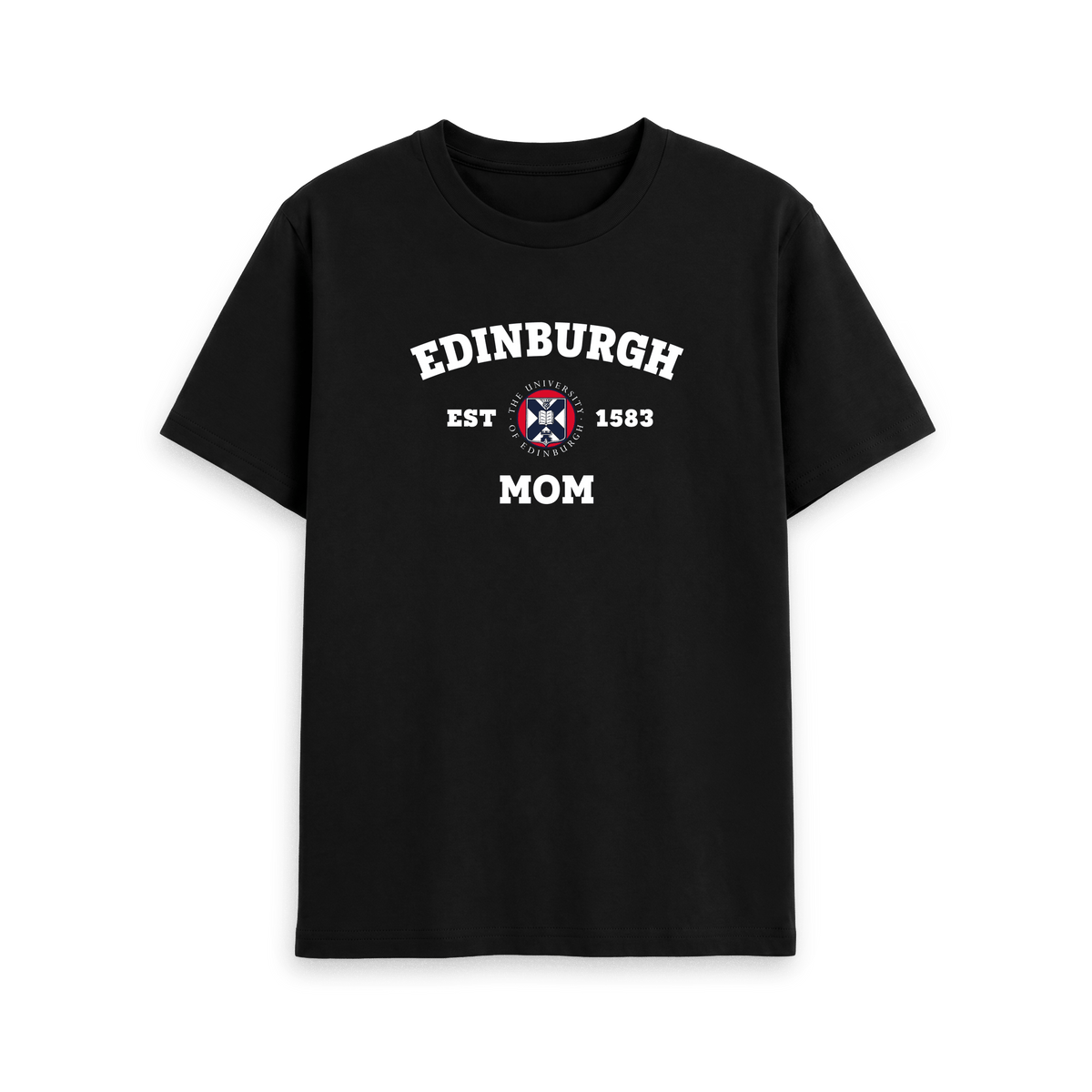 Black Printed T-shirt Front