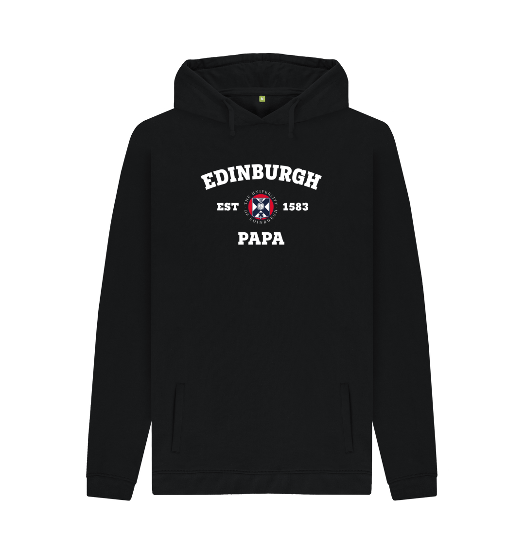 Black Printed Hoody Front